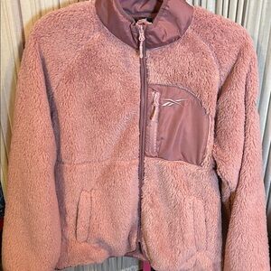 New Reebok Teddy Jacket in A Beautiful Mauve